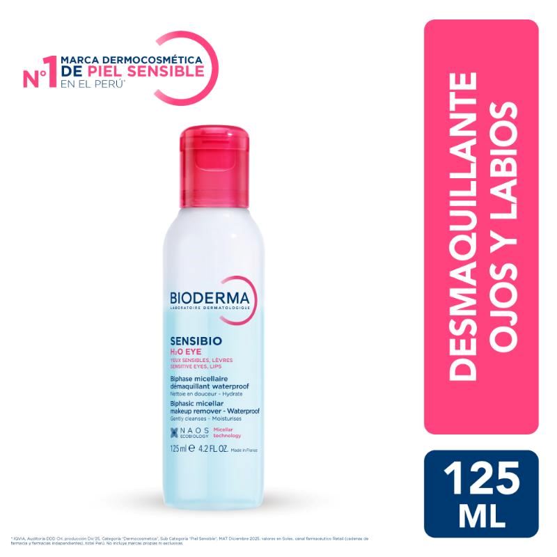 Desmaquillante Micellar Bioderma Sensibio H2O Eye 125ml